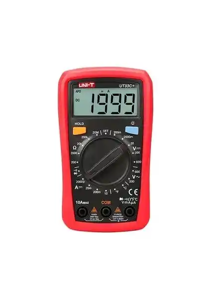 Uni-T UT33C+ Dijital Multimetre: Güvenilir ve Kullanıcı Dostu Elektrik Ölçüm Cihazı