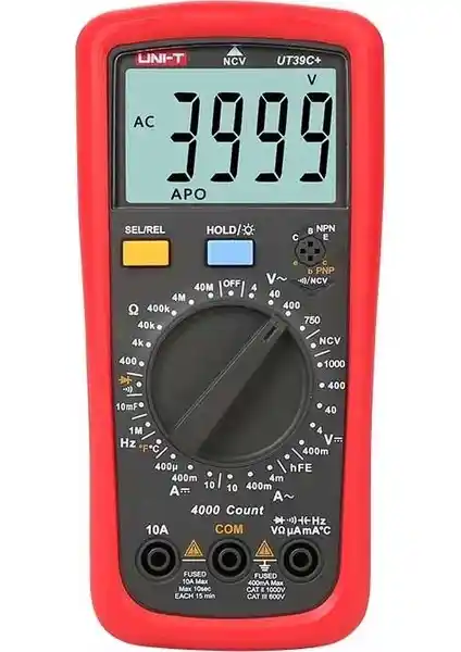 Uni-T UT39C+ Dijital Multimetre: Elektriksel Ölçümlerde Güvenilirlik ve Hassasiyet