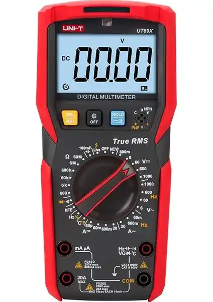 Uni-T UT89X True RMS Multimetre Gelişmiş Elektrik ve Elektronik Ölçüm Cihazı