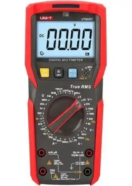 Uni-T UT89XD Çok Fonksiyonlu Dijital Multimetre: Güvenilir ve Çok Yönlü Elektrik Ölçüm Aracı