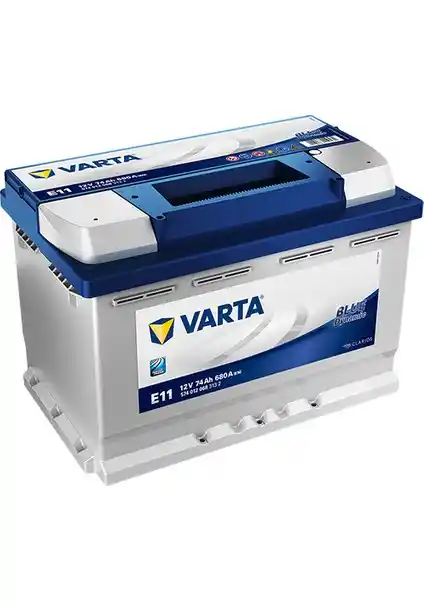 Varta E11 12V 74 Ah 680A Blue Dynamic Akü: Yüksek Performans ve Güvenilirlik Sağlayan Otomobil Aküsü