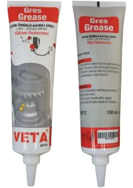 Veta Tırpan Gresi Tüp 150 ml: Dayanıklı ve Pratik Yağlama Çözümü
