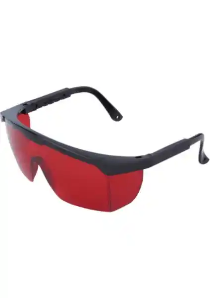 Viola Valente Kırmızı Renkli Lazer Epilasyon Estetisyen Gözlüğü Güvenlik ve Estetik İçin