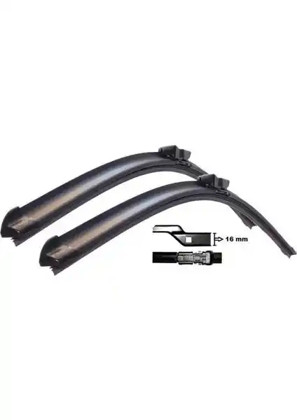 Volkswagen Jetta 2011-2017 için Maxtel ön cam muz silecek seti yüksek performanslı ve dayanıklı