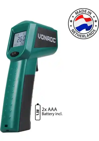 Vonroc IT501DC Dijital Kızılötesi Termometre: Hassas ve Güvenilir Sıcaklık Ölçüm Aracı