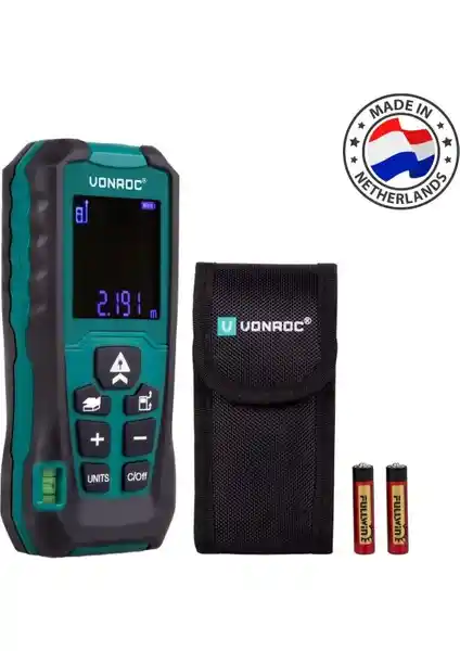 Vonroc Lazer Mesafe Ölçer: Hassas ve Çok Fonksiyonlu Profesyonel Ölçüm Cihazı