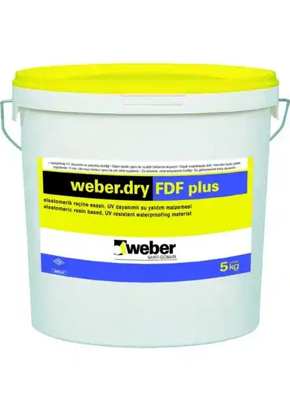 Weber Dry Fdf Plus Gri Su Yalıtım Malzemesi: Dayanıklı ve Esnek Çatı ve Dış Mekan Koruması