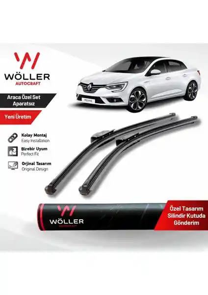 Wöller Renault Megane 4 İçin Yüksek Performanslı Silecek Takımı Ürün Özellikleri