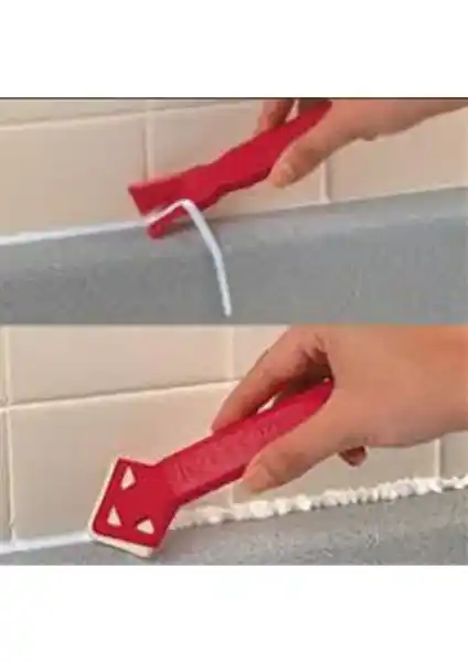 Xnews Lavabo Küvet Fayans Derz Silikon Sökme ve Çekme Aparatı Çok Fonksiyonlu Pratik Set