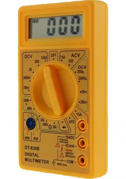 YYB DT830D Dijital Multimetre: Elektrik ve Elektronik Ölçümlerinde Güvenilir ve Dayanıklı Çözüm