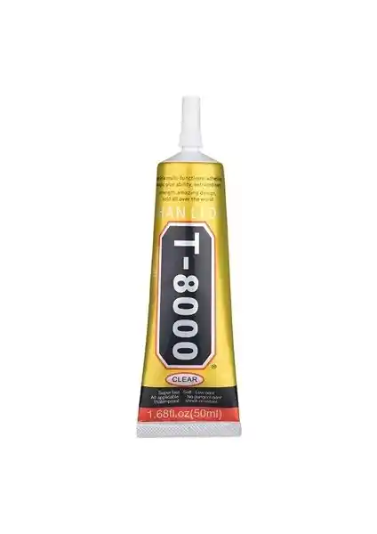 Zhanlida T8000 Dokunmatik Cam LCD Ekran Yapıştırma Jeli 50ml Güvenilir ve Hızlı Onarım Çözümü