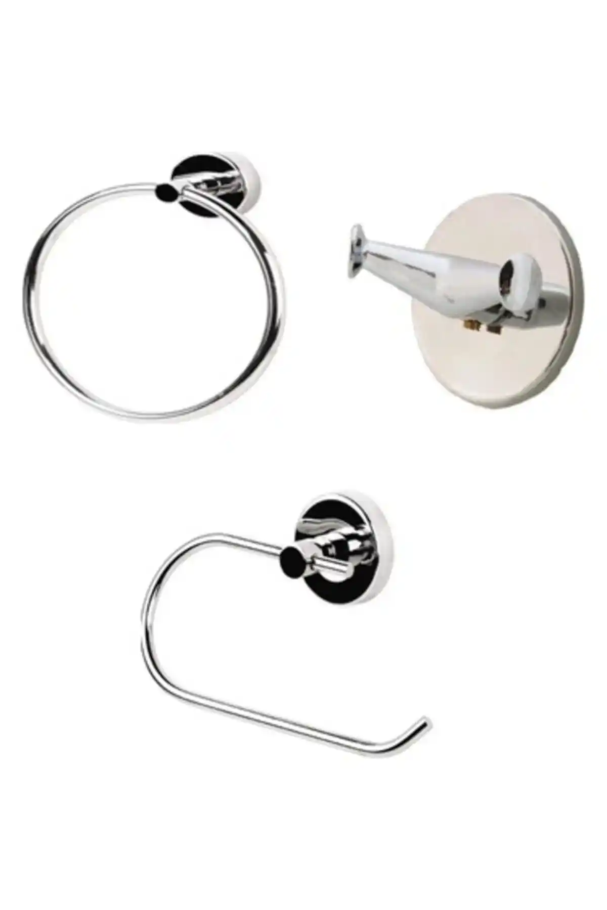 Alper Banyo Krom Üçlü Seti ve Risingmaber 4'lü Yapışkanlı Askılık Karşılaştırması