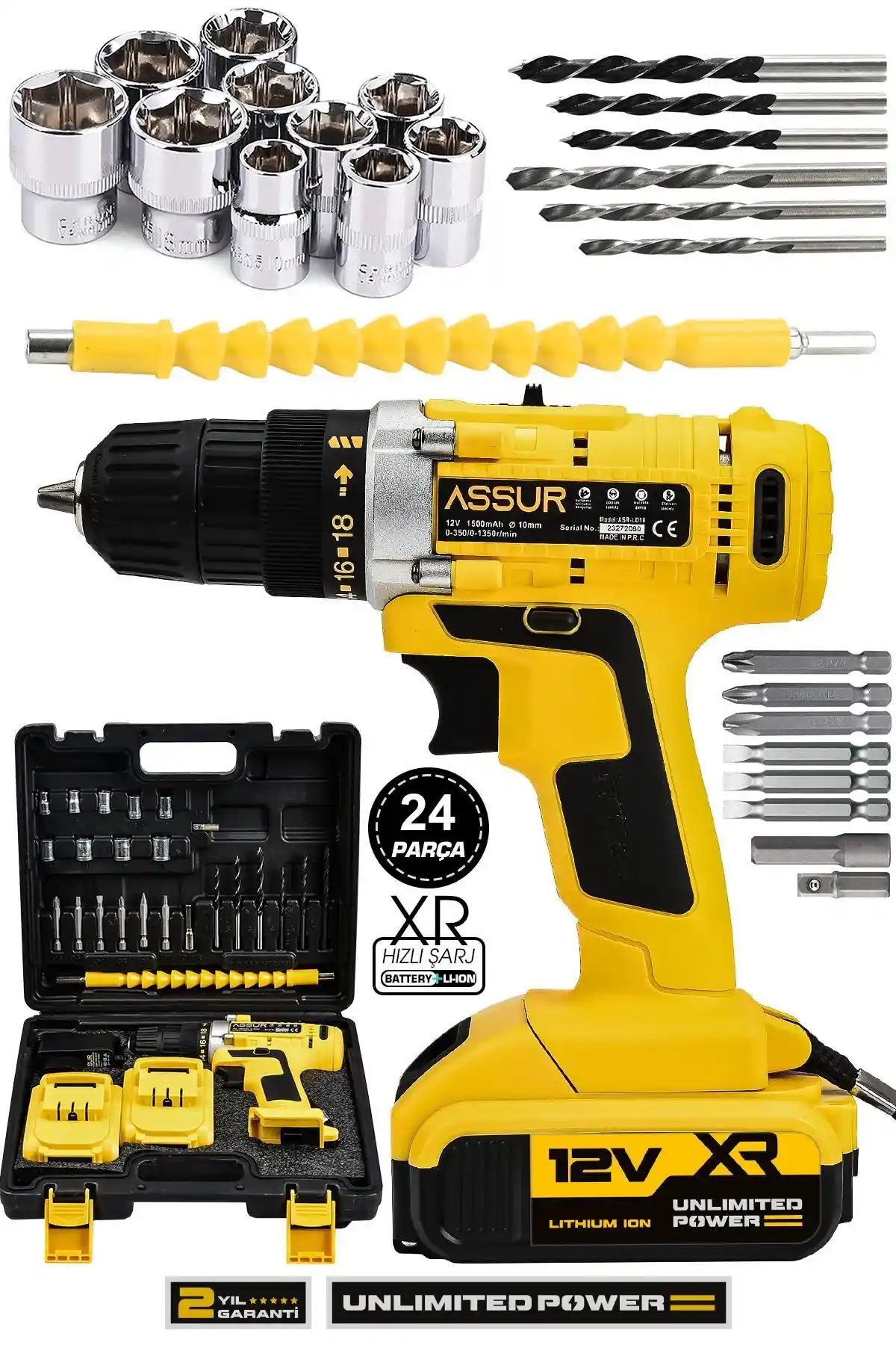 ASSUR 12v ve POWER BLACK 12v Darbeli Şarjlı Matkap Karşılaştırması