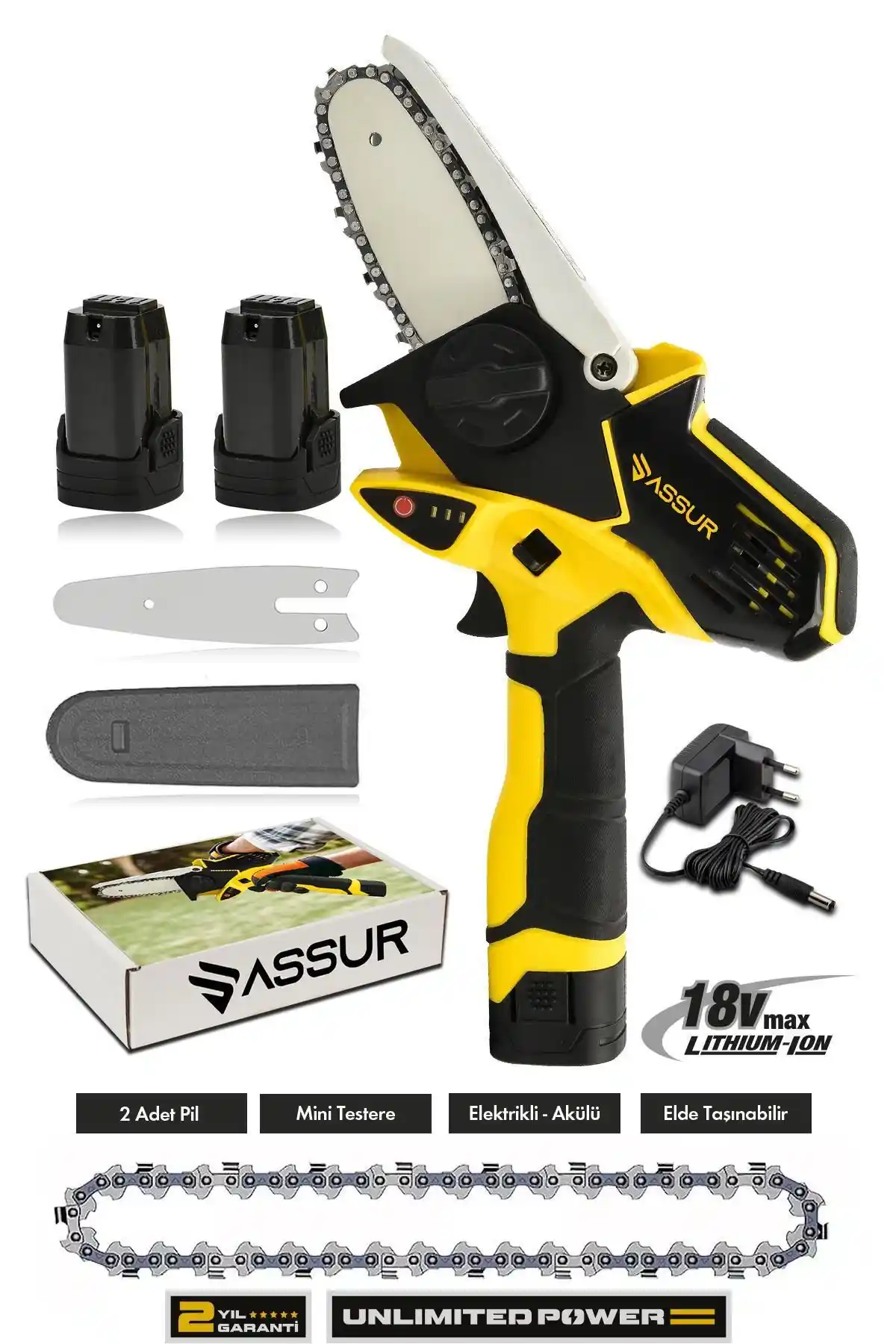 ASSUR 18v ve CRAFTERTOOLS 36v Dal Budama Testeresi Karşılaştırması