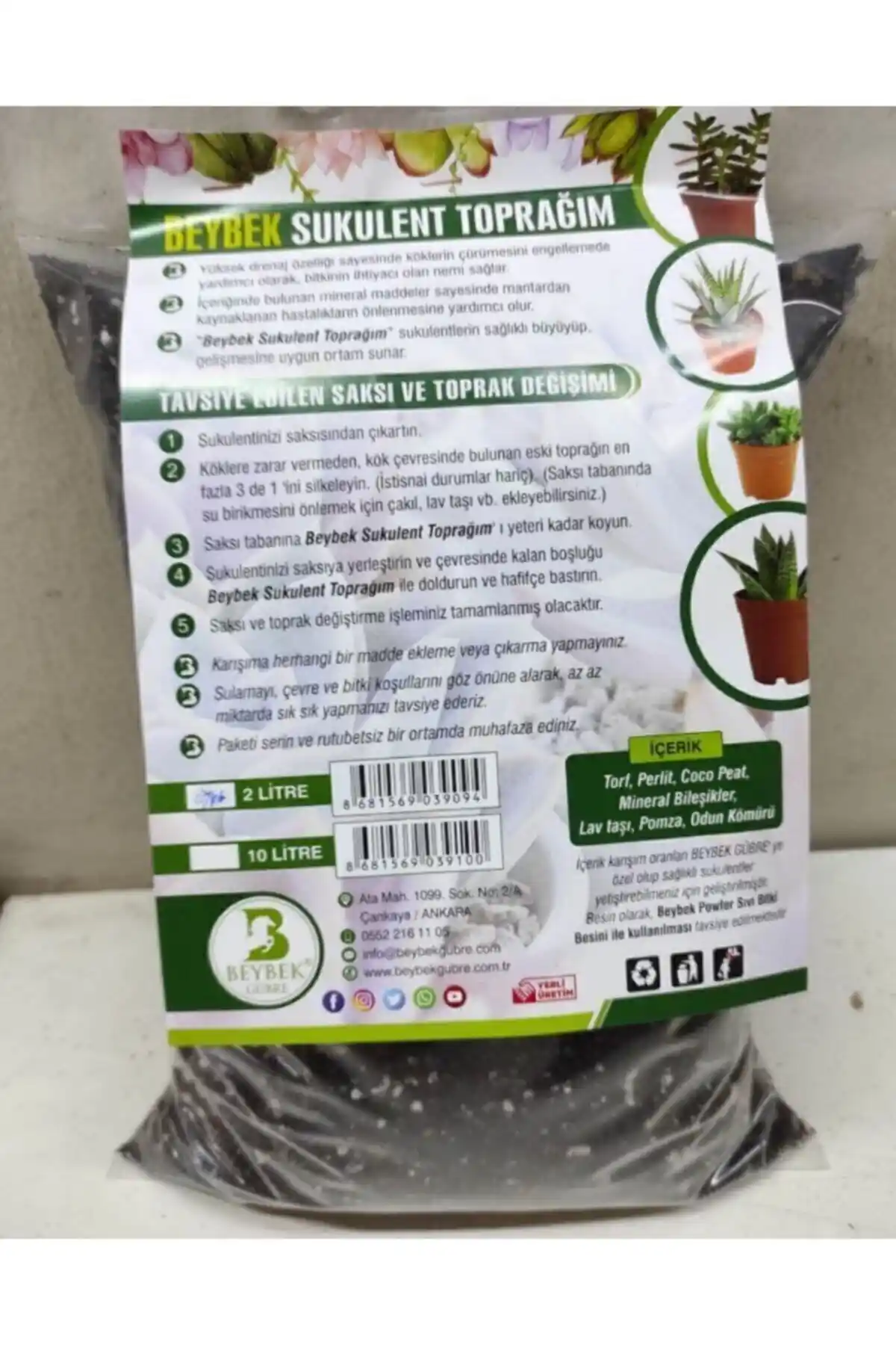 Beybek Gübre ve Elysian Sukulent Toprağı Karşılaştırması ve Özellikleri