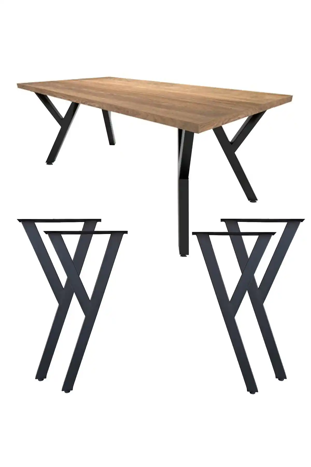 CVTdesign Metal Masa Ayakları Karşılaştırması: Y Model ve Standart Tasarımlar