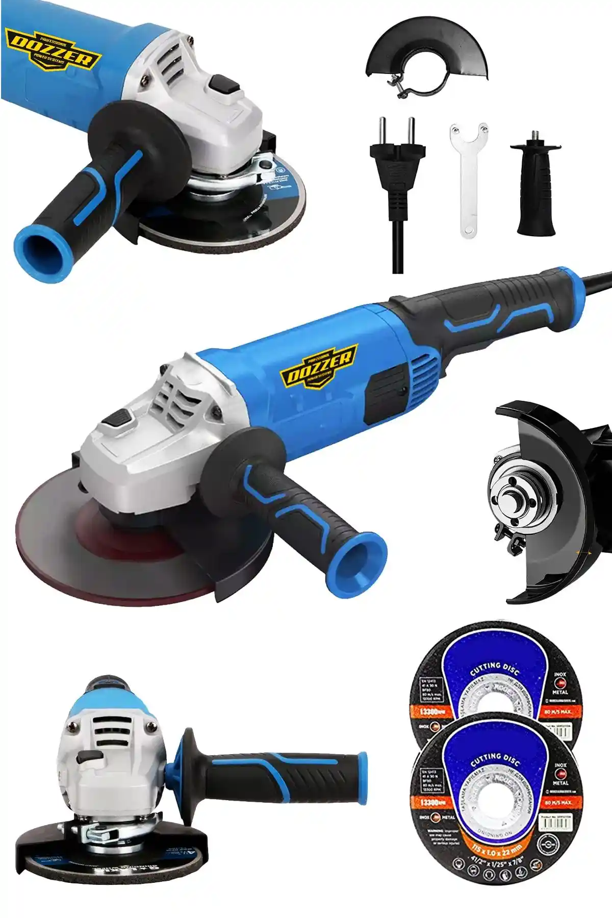 DOZZER Alman 1800 Watt ve Lieber German 1500 W Taşlama Makineleri Karşılaştırması