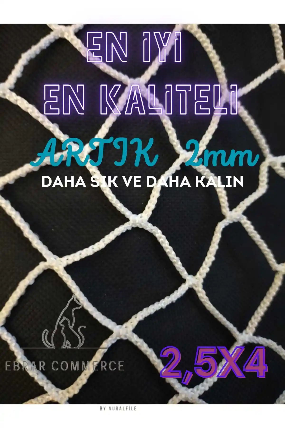 Ebrarcommerce Balkon Filesi Karşılaştırması 2,5m x 4m ve 2,5m x 8m modelleri