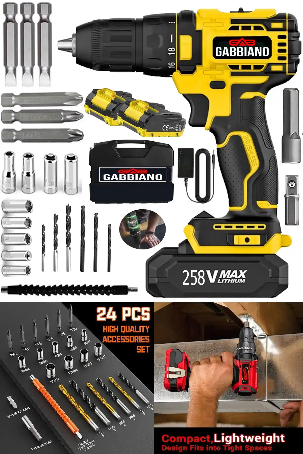 GABBIANO PROF Maxway ve Sturdy Japon Teknolojisi Darbeli Matkap Karşılaştırması