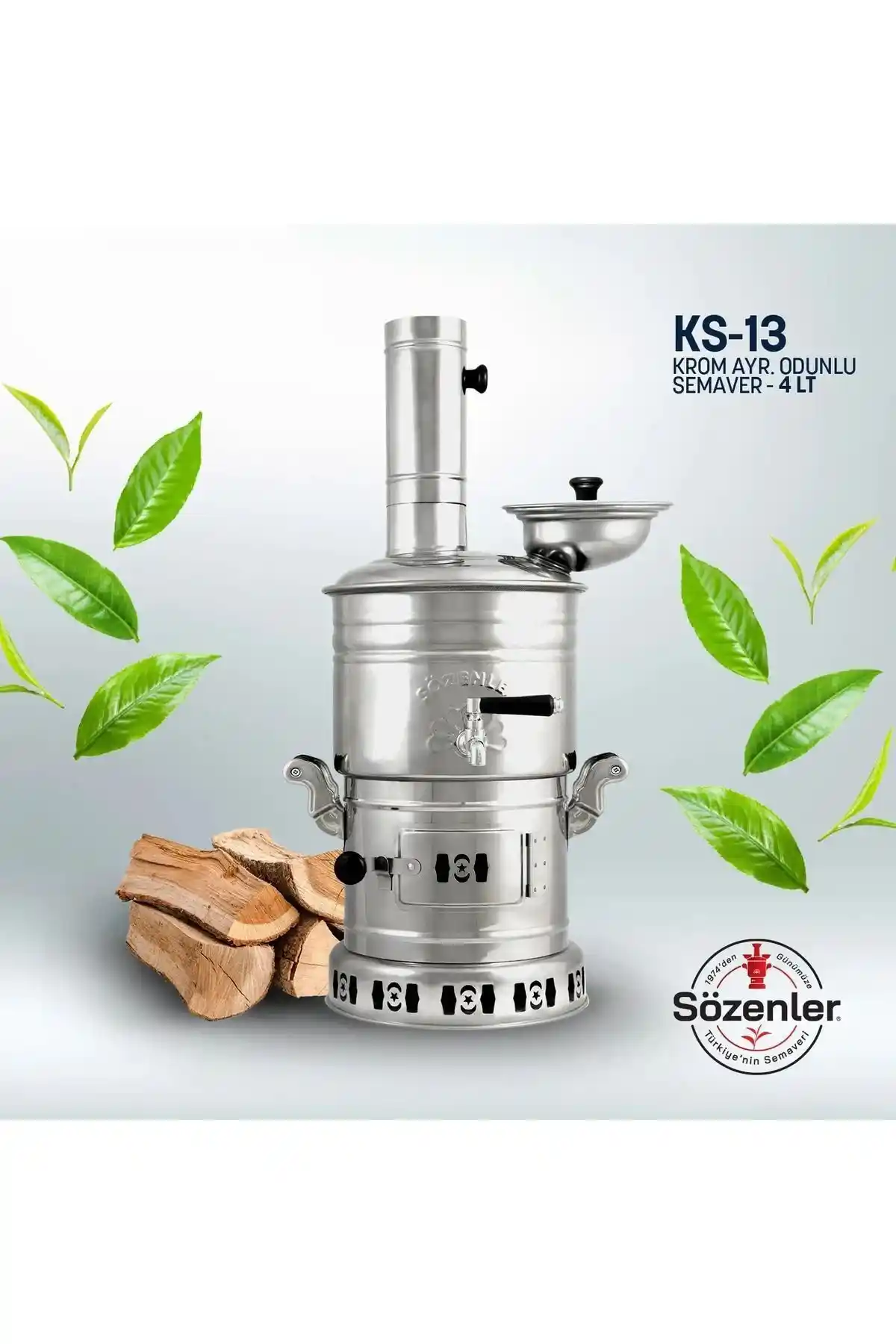 Genel Markalar Krom Ayrılabilir Odunlu ve Sözenler Kömürlü Semaver Karşılaştırması