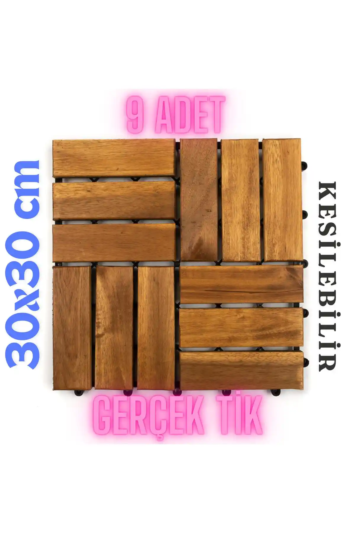 GUNBO OUTDOOR Teak Ağacı Yer Karosu ve IKEA Parke Balkon Teras Döşemesi Karşılaştırması