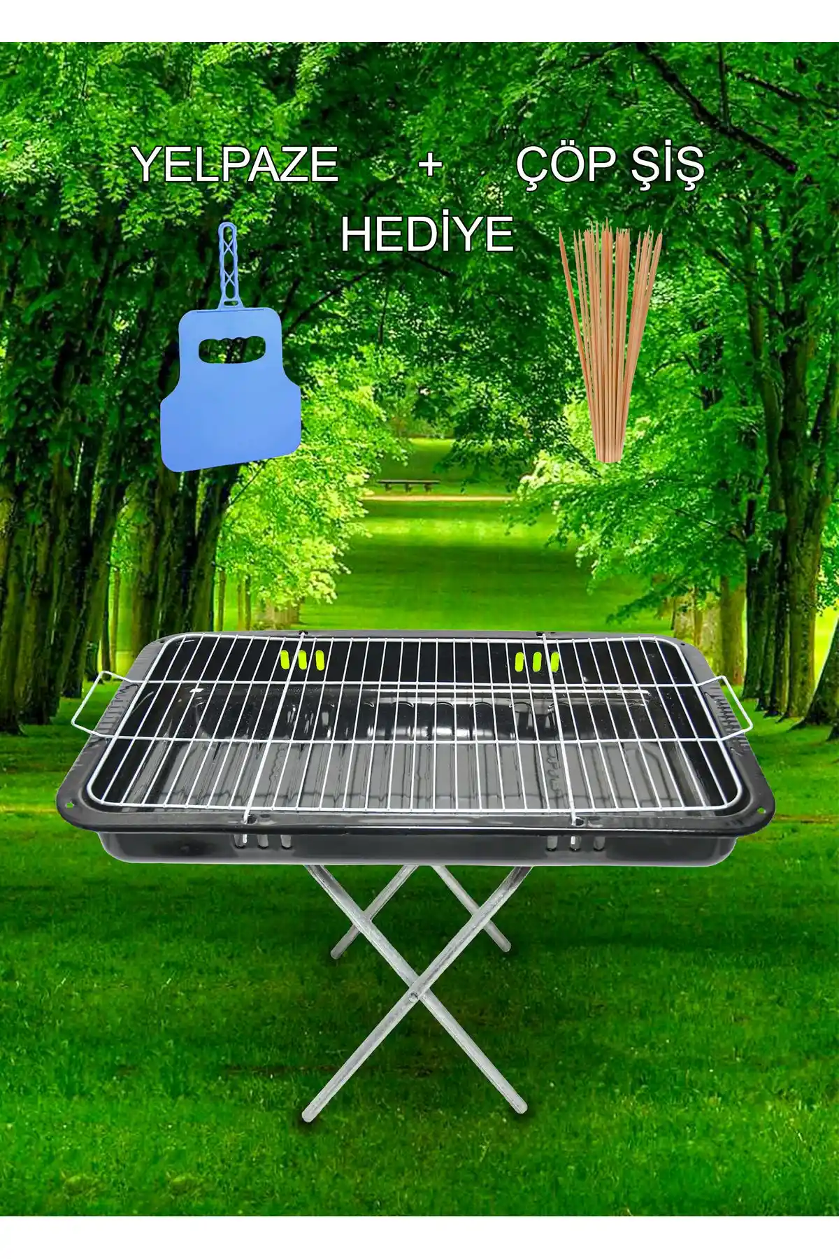 Layrol Büyük Boy Seyyar Ayaklı Mangal ve Mizan Galvaniz Katlanır Mangal Karşılaştırması