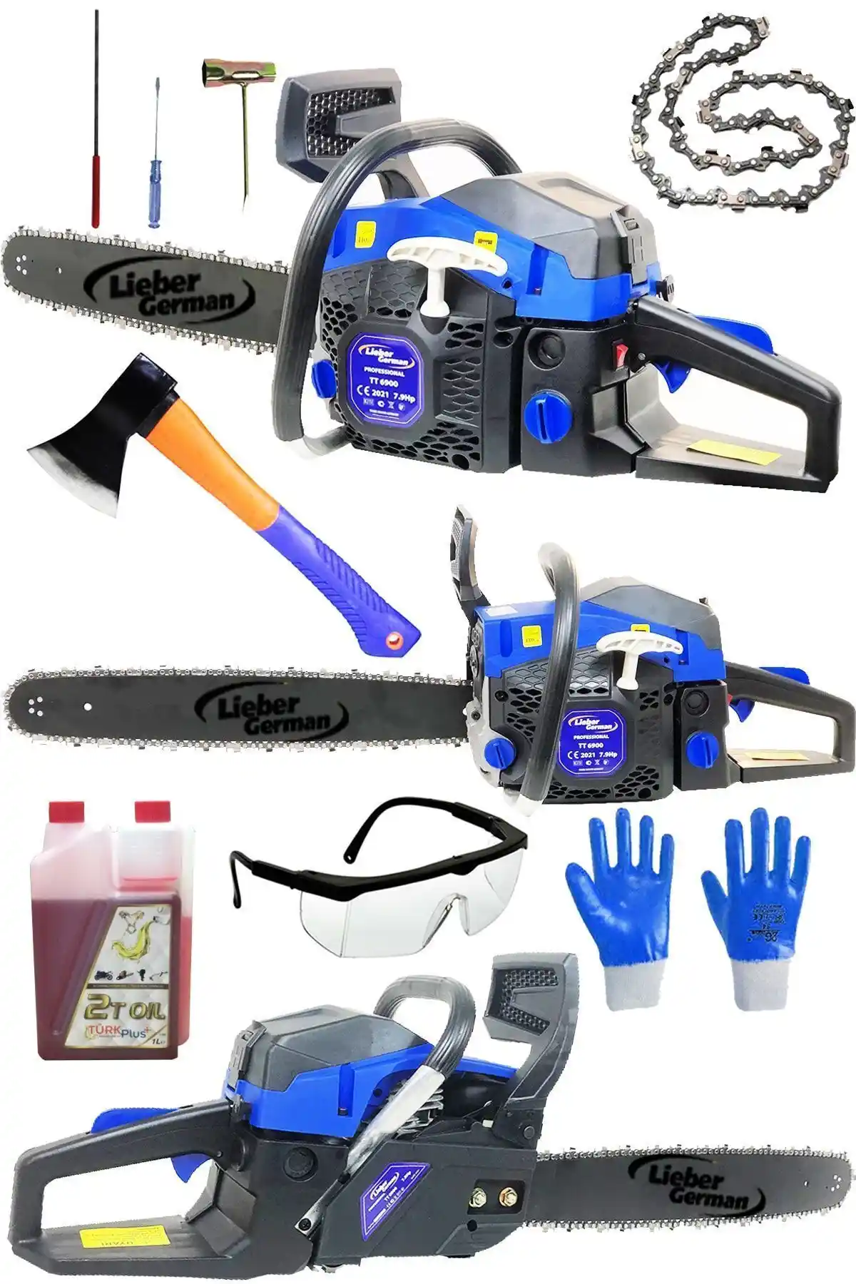 Lieber German Sjs5900 ve Mur-Cell Baükan 5203 Benzinli Ağaç Kesme Motorları Karşılaştırması