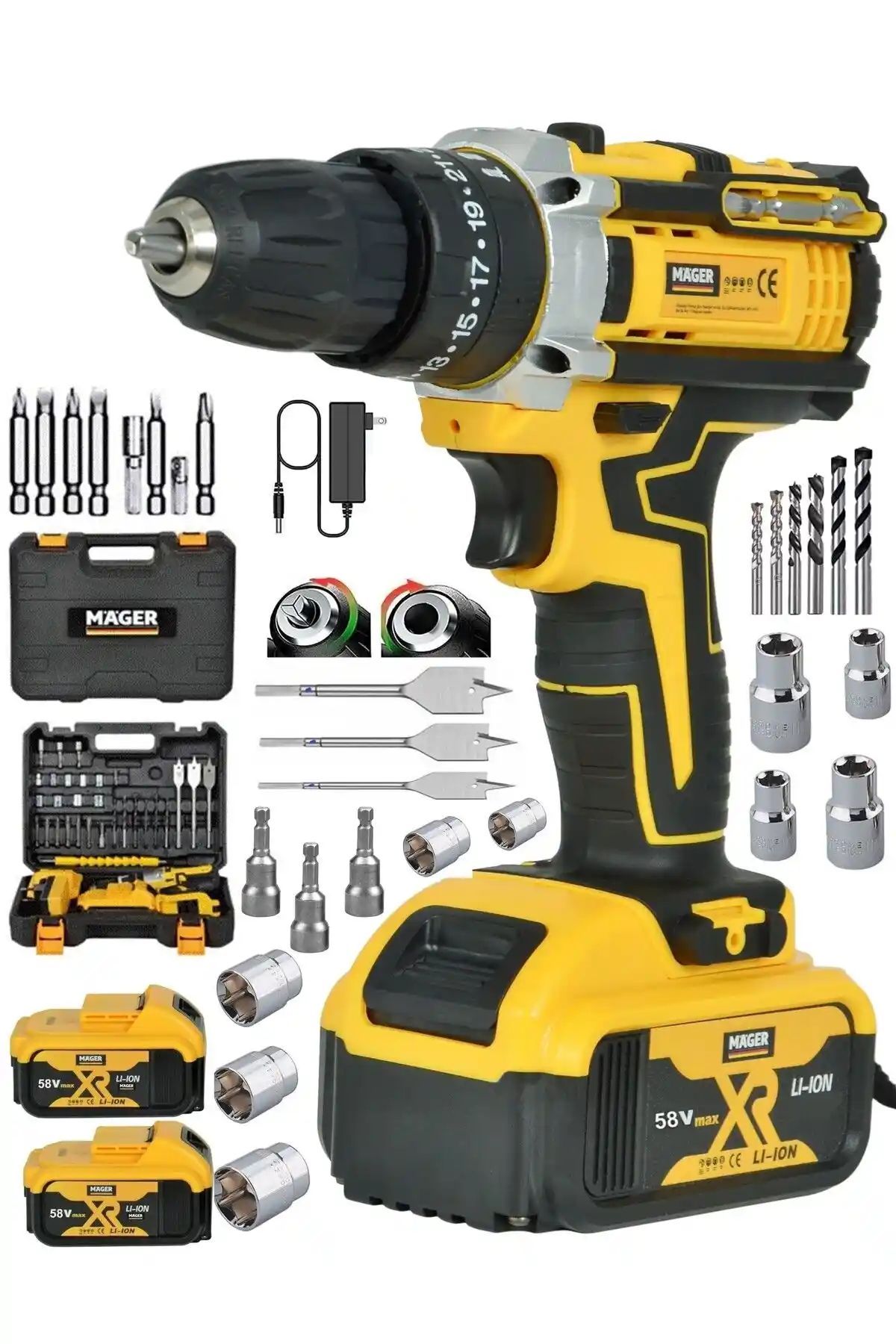 Mager 58 Watt ve Stanrayf Alman E-tech St-348/30 Şarjlı Vida Matkapları Karşılaştırması