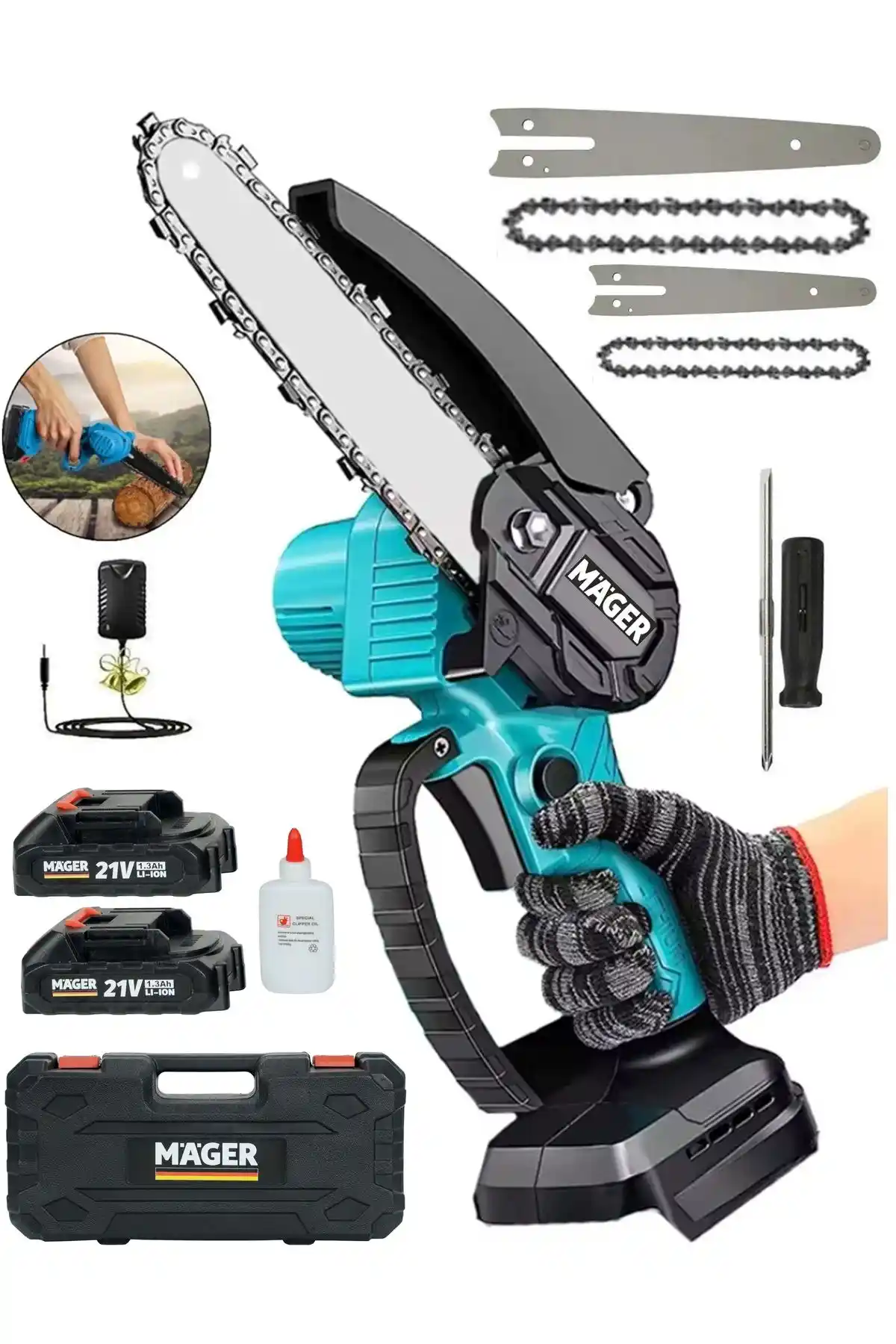 Mager ve POWER BLACK Akülü Dal Budama Testereleri Karşılaştırması: Özellikler ve Kullanıcı Yorumları