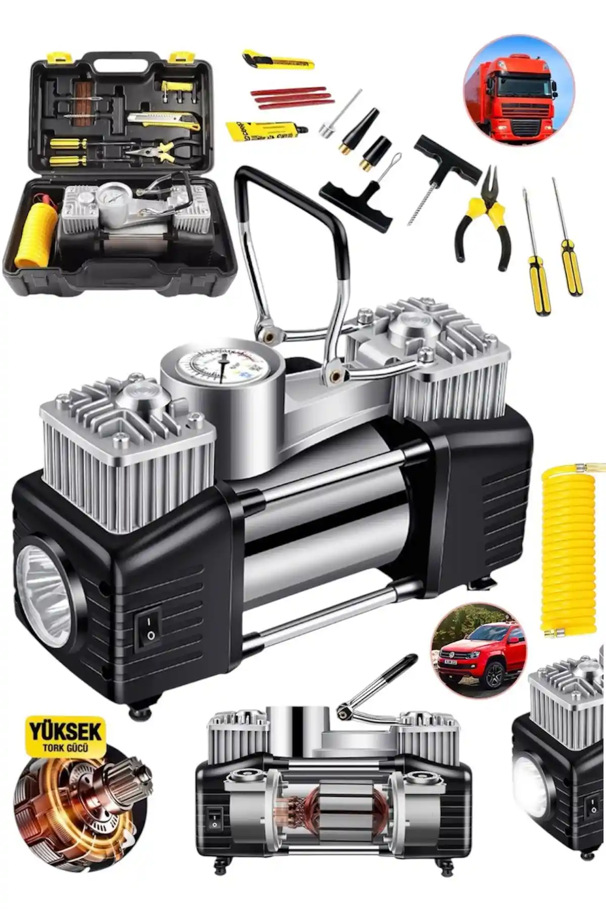 MOONSHOP Pro ve Niken Metal Gövdeli Hava Kompresörleri Karşılaştırması