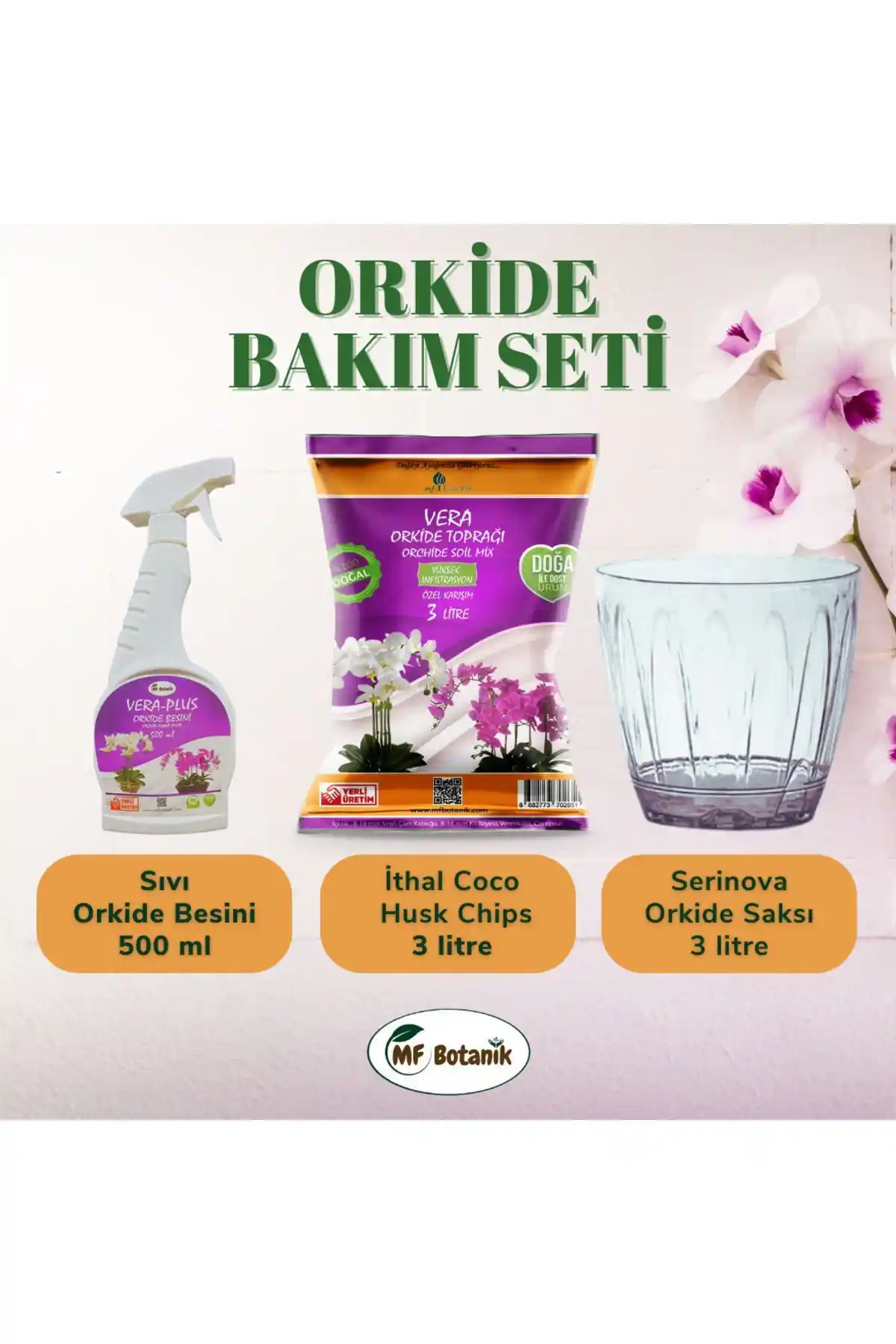 Orkide Saksısı Karşılaştırması: MF Botanik ve SERİNOVA Ürünlerinin Özellikleri ve Kullanıcı Yorumları