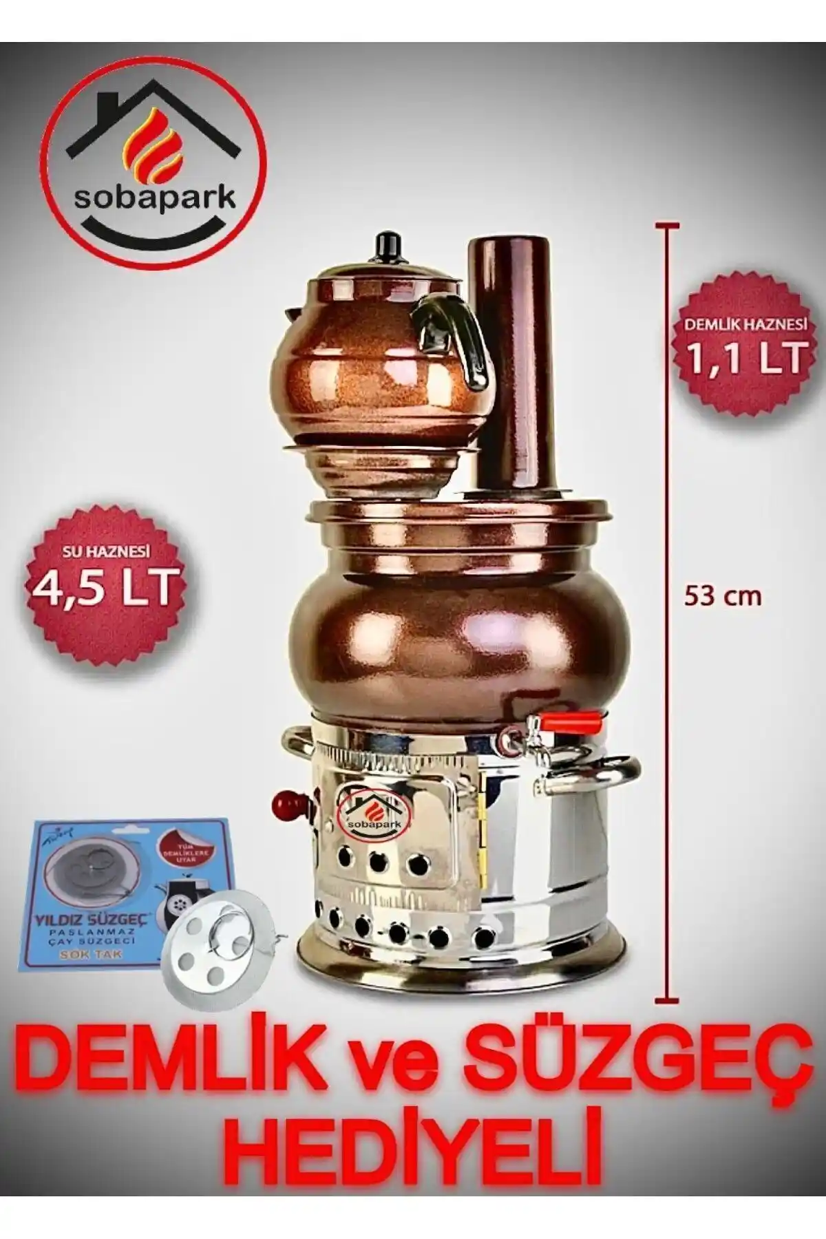 Sobapark Semaver Karşılaştırması: Bakır Görünümlü ve Paslanmaz Krom Modelleri Analizi