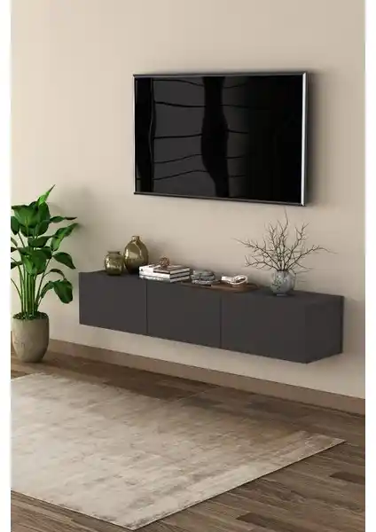 %100 MDFLAM TV Ünitesi T-27 Modern ve Şık Tasarım ile Fonksiyonel Kullanım