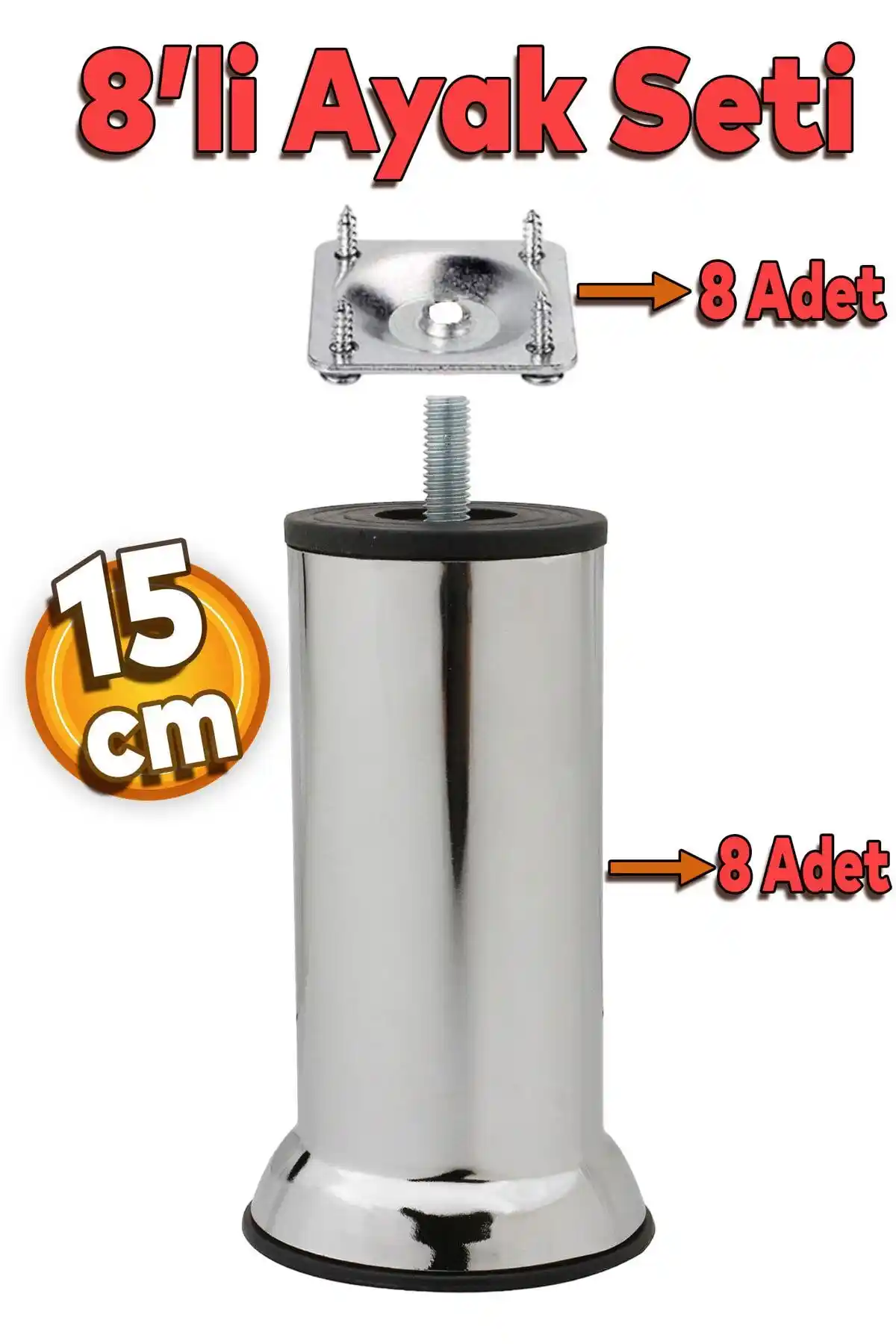 15 cm Koltuk Ayağı Seçimi ve Dekorasyonda Sağladığı Avantajlar