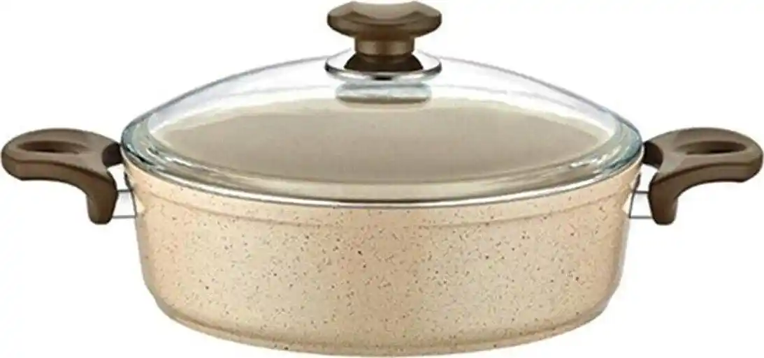 22 cm Granit Pilav Tenceresi ile Mutfak Dekorasyonunu Şıklıkla Tamamlayın