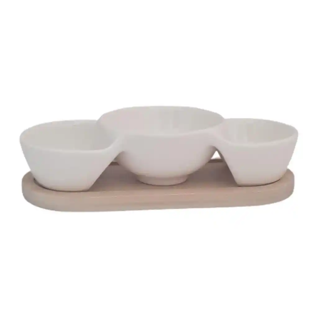 3 Bölmeli Porselen Çerezlikler ile Dekorasyonunuza Şıklık Katın