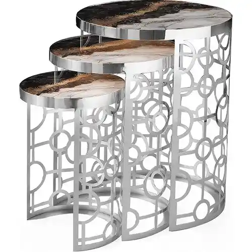 3’lü Zigon Sehpa Modelleri ile Modern ve Fonksiyonel Dekorasyon Çözümleri