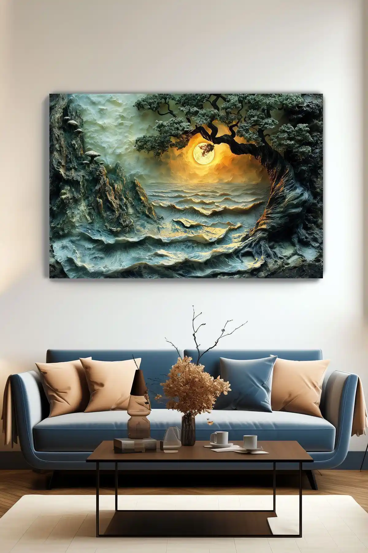 5 Boyutlu Tablolar ile İç Mekan Dekorasyonunda Yenilikçi Bir Boyut Yaratın