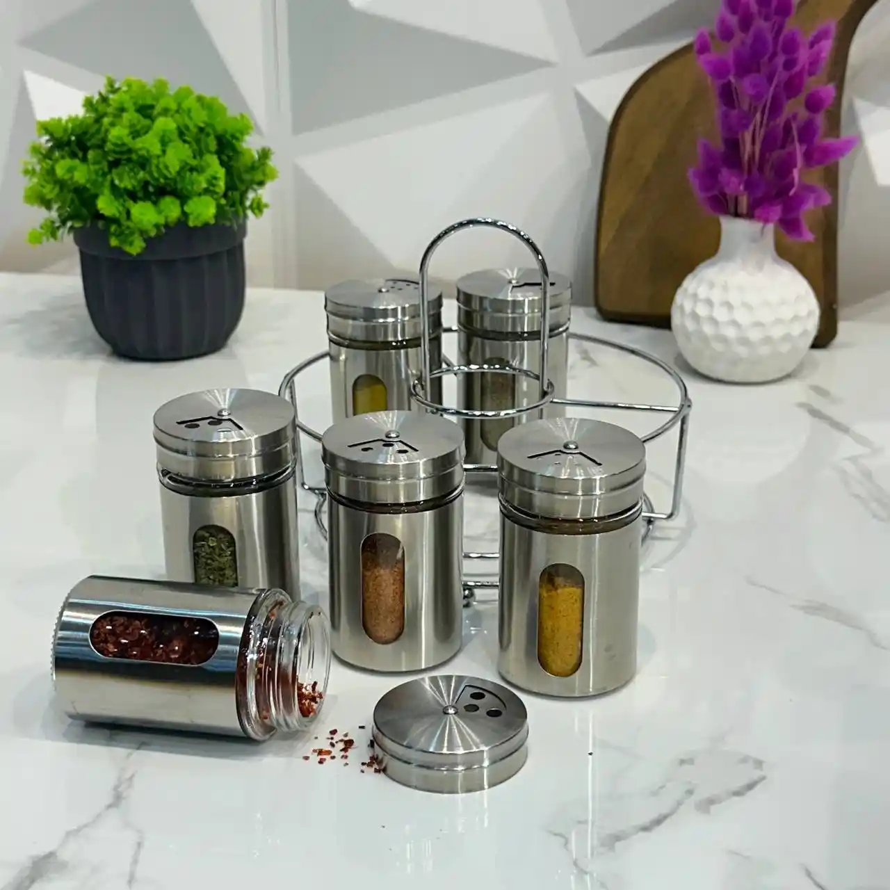 6'lı Baharat Takımı ile Mutfakta Şıklık ve Fonksiyonellik Bir Arada