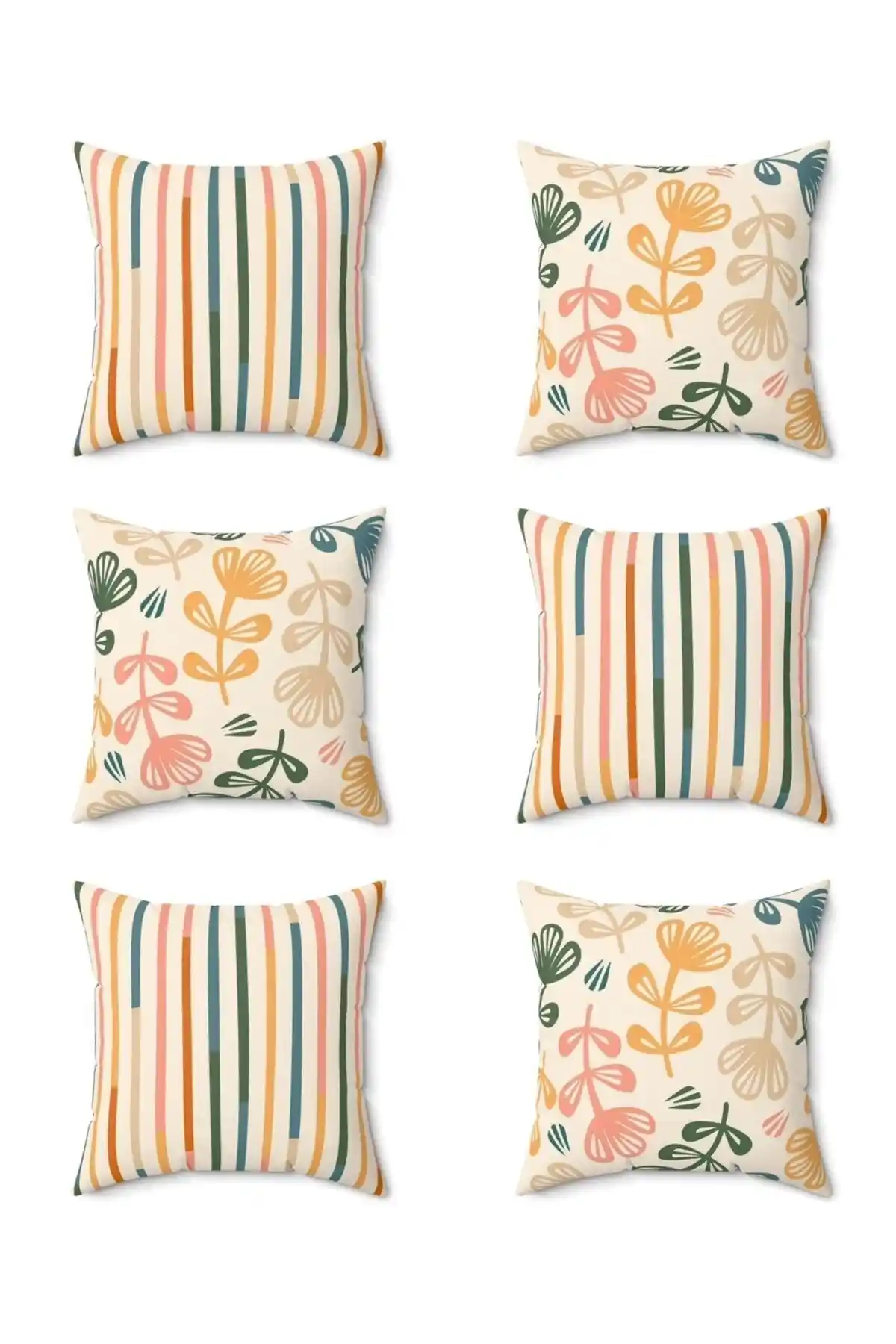 6'lı Kırlent Kılıfı Setleri ile Ev Dekorasyonunda Şıklık ve Konfor Artırma