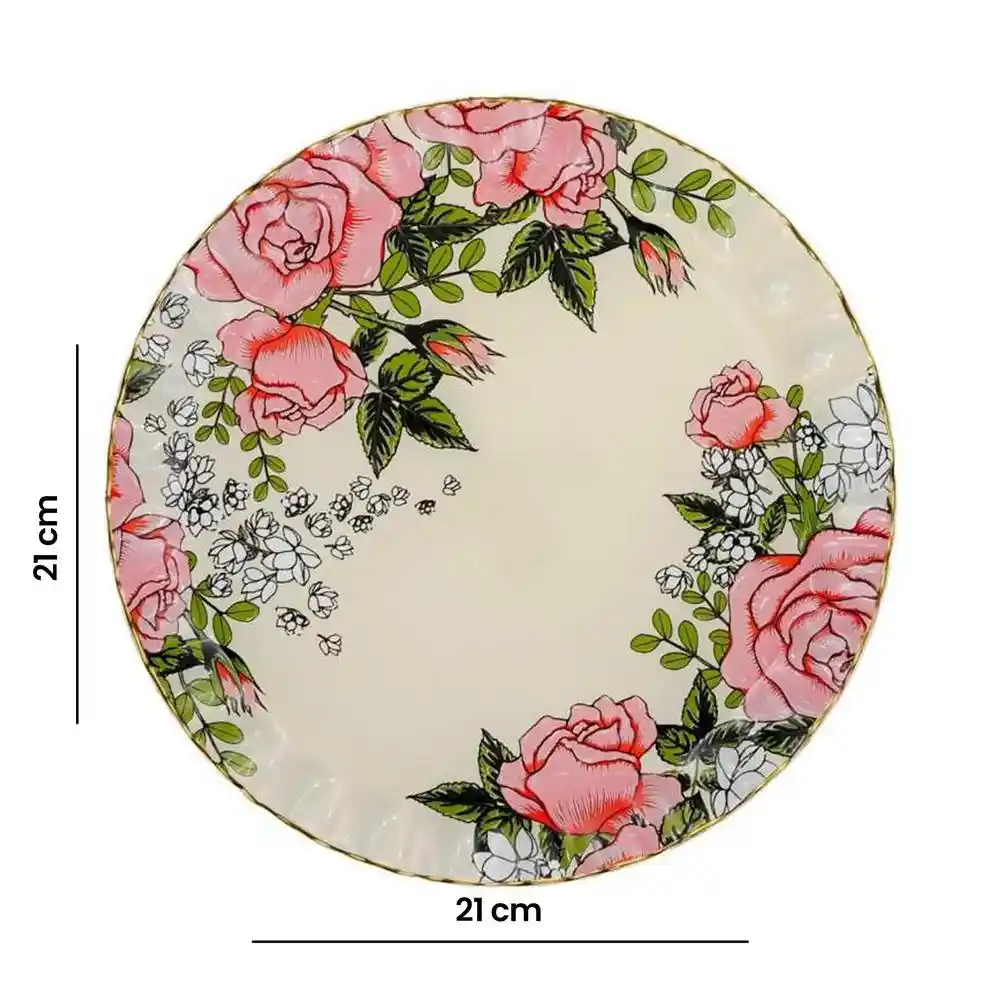 6'lı Pasta Tabağı Seçimi ve Dekorasyonda Estetik Çözümler