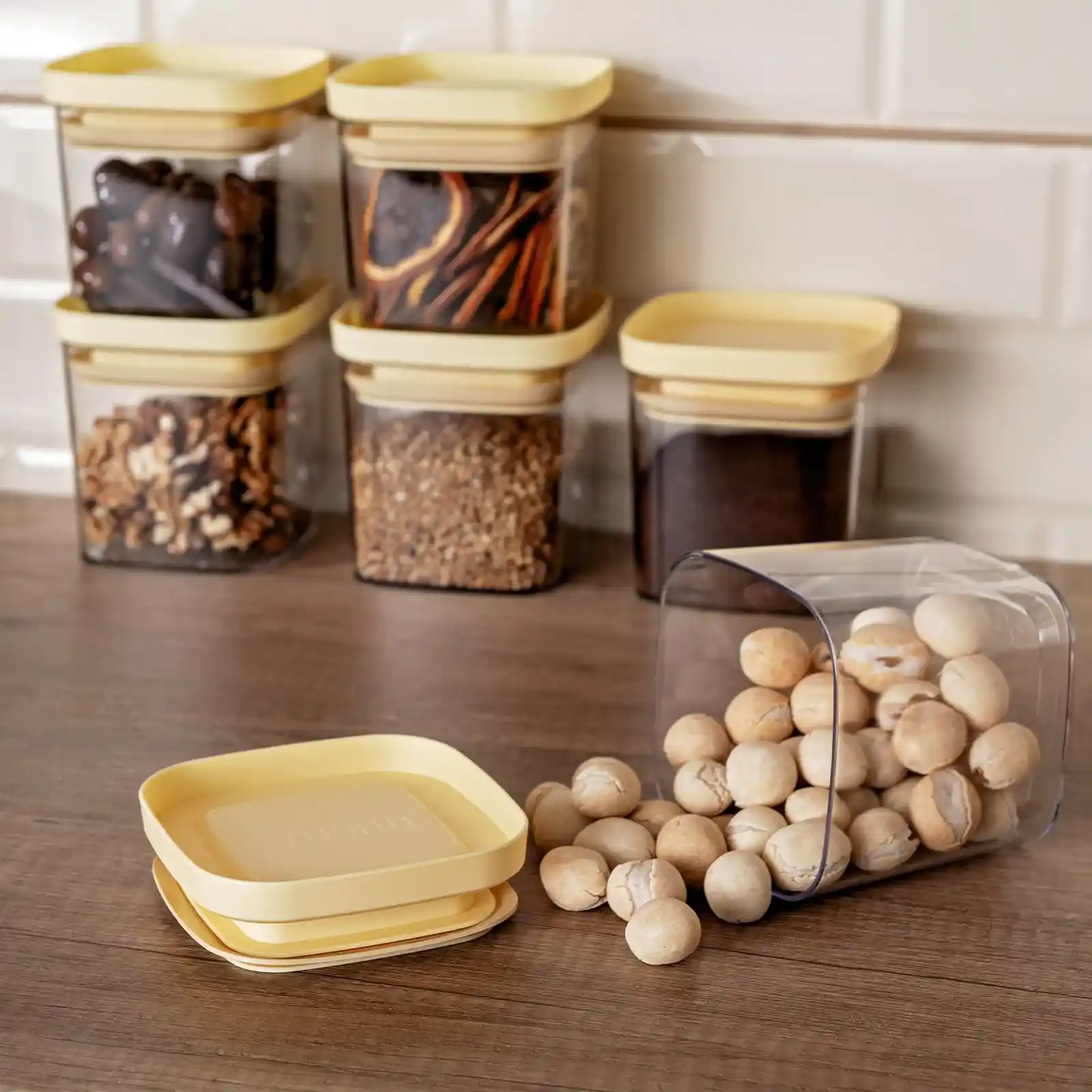 6'lı Saklama Kabı Setleri ile Mutfakta Düzen ve İşlevsellik Sağlayın