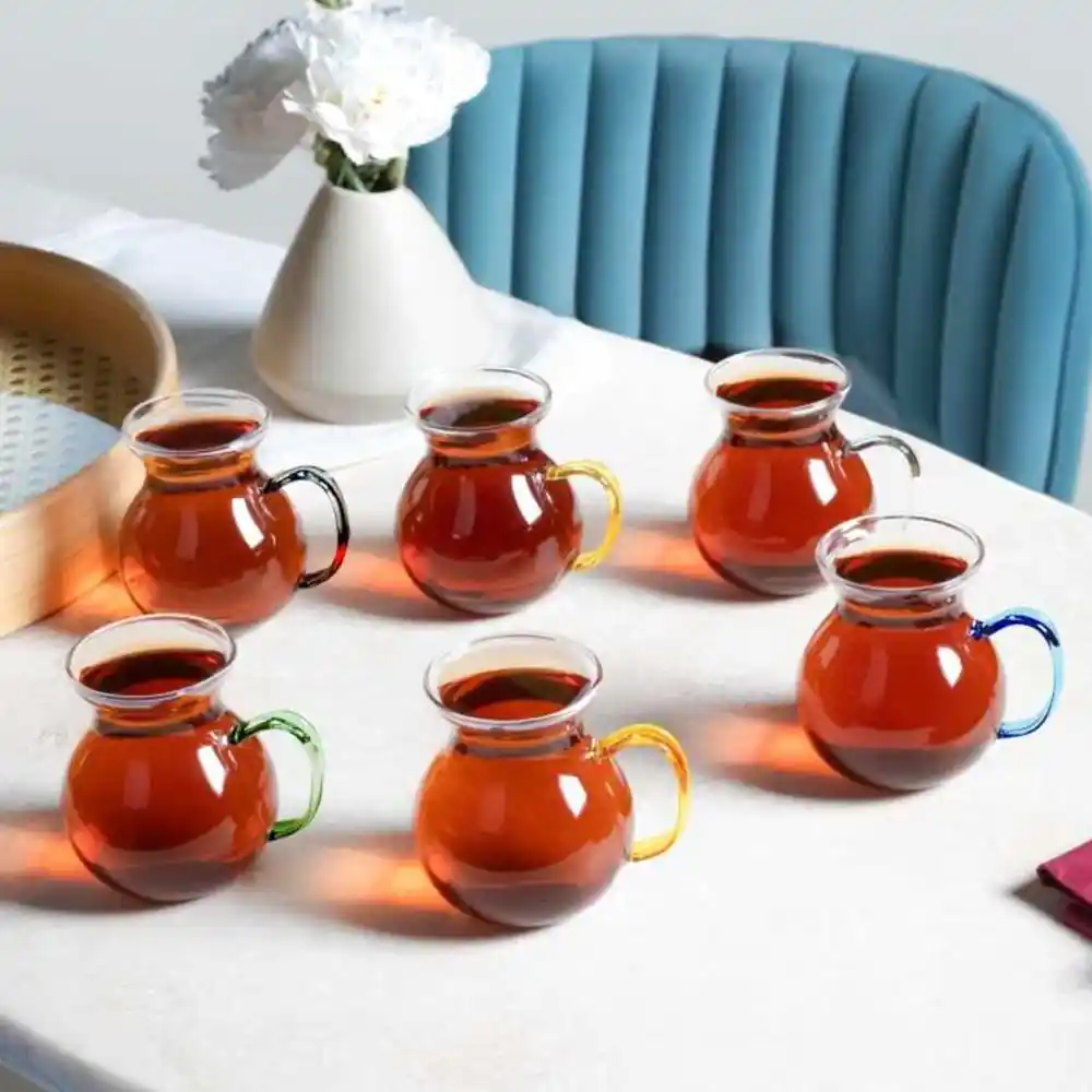 6’lı Kulplu Çay Bardağı Setleri ile Dekorasyonunuzu Zenginleştirin ve Şıklığa Katkıda Bulunun