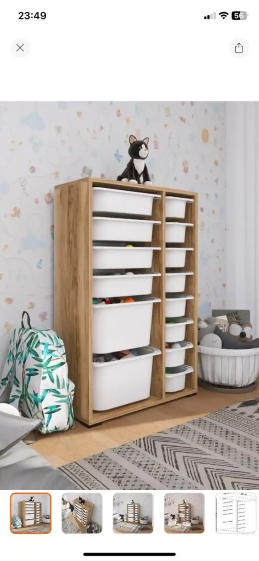 7 Çekmeceli Oyuncak Dolabı ile Çocuk Odası Dekorasyonunda İşlevsellik ve Estetik