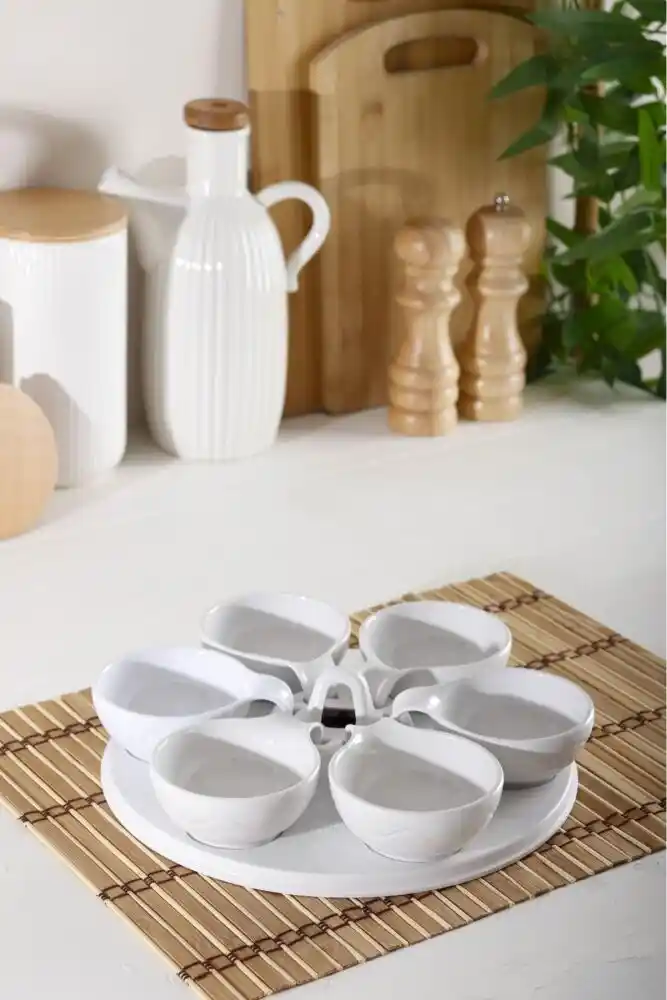 7 Parça Çerezlik Takımı ile Ev Dekorasyonunuza Şıklık Katın