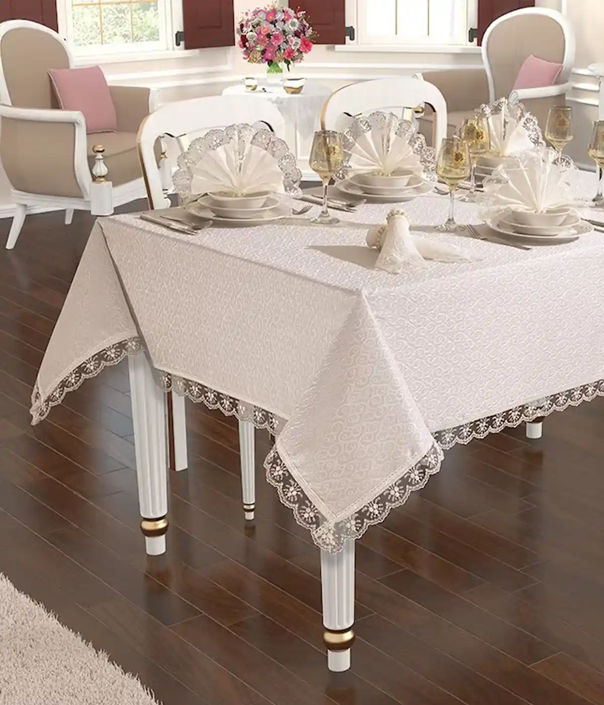 8 Kişilik Masa Örtüsü Seçenekleri ve Dekorasyon İpuçları