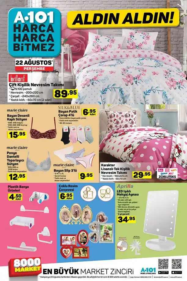 A101 Nevresim Takımıyla Yatak Odası Dekorasyonunda Şıklık ve Konforun Buluşması