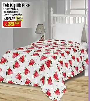 A101’de Uygun Fiyatlı Tek Kişilik Pike Takımlarıyla Yatak Odası Dekorasyonunuzu Yenileyin