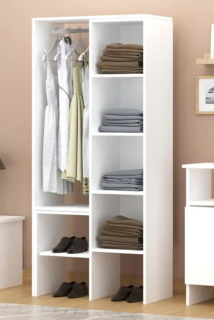 Açık Askılı Dolaplar ile Modern ve Fonksiyonel Dekorasyon Çözümleri