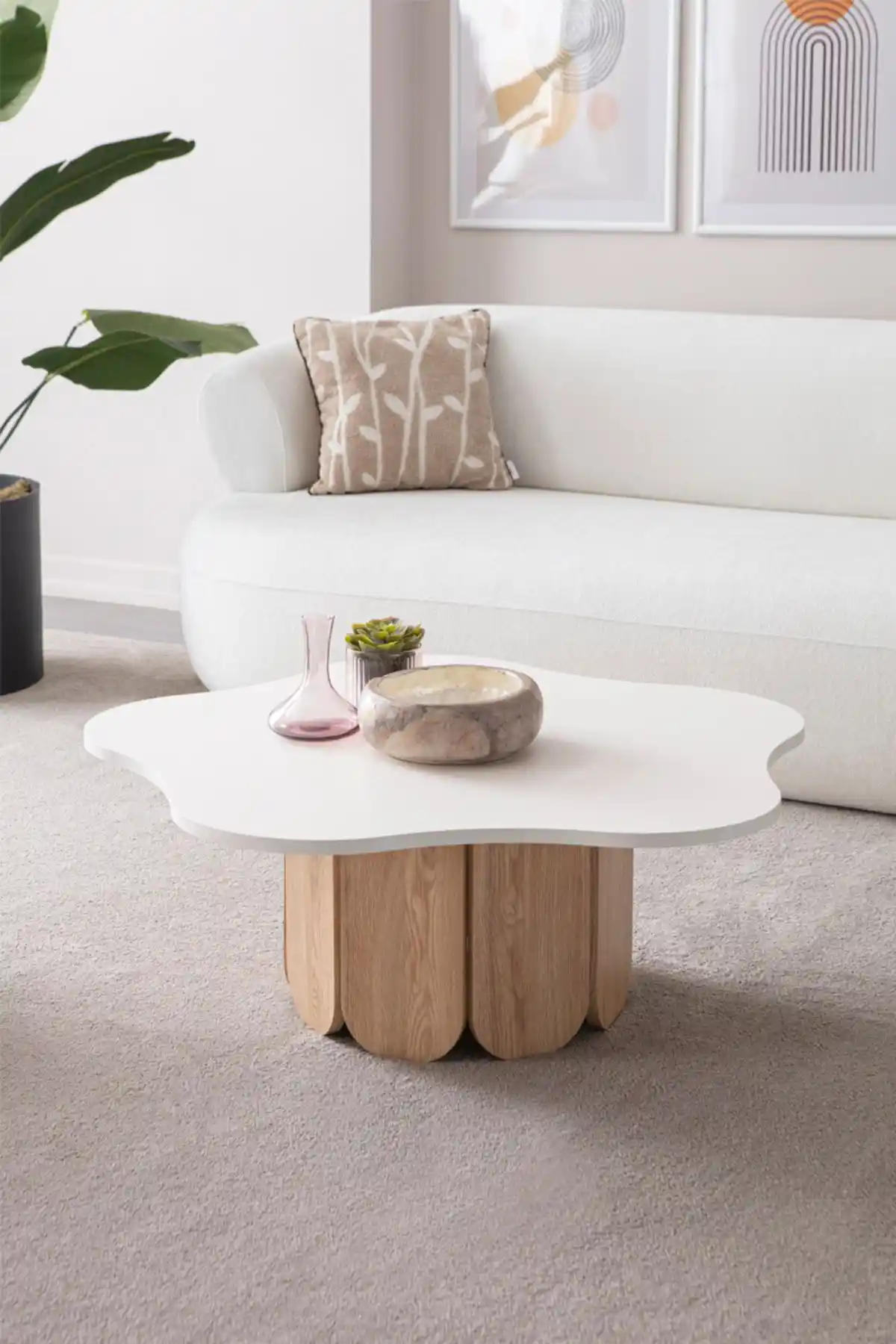 Açık Meşe Orta Sehpa ile Modern ve Rustik Dekorasyonlara Şıklık Katın